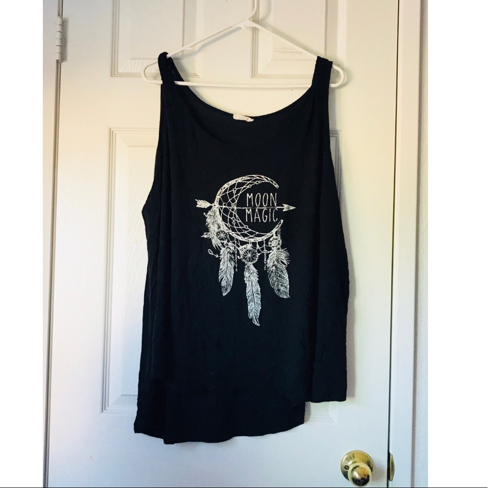 Black Graphic Tank